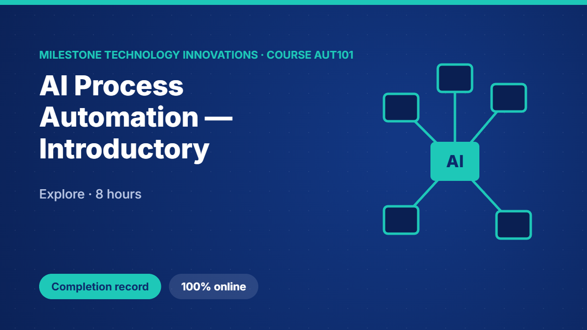 AUT101 · AI Process Automation — Introductory