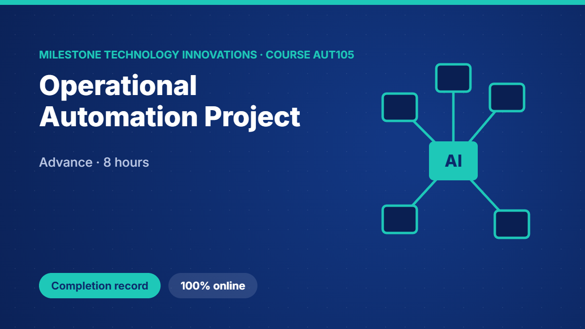AUT105 · Operational Automation Project
