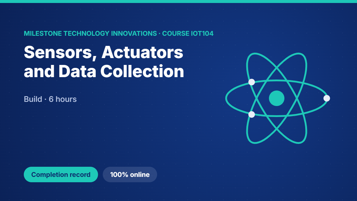 IOT104 · Sensors, Actuators and Data Collection