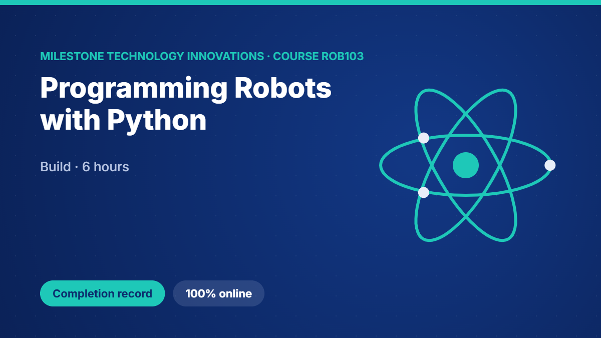 ROB103 · Programming Robots with Python