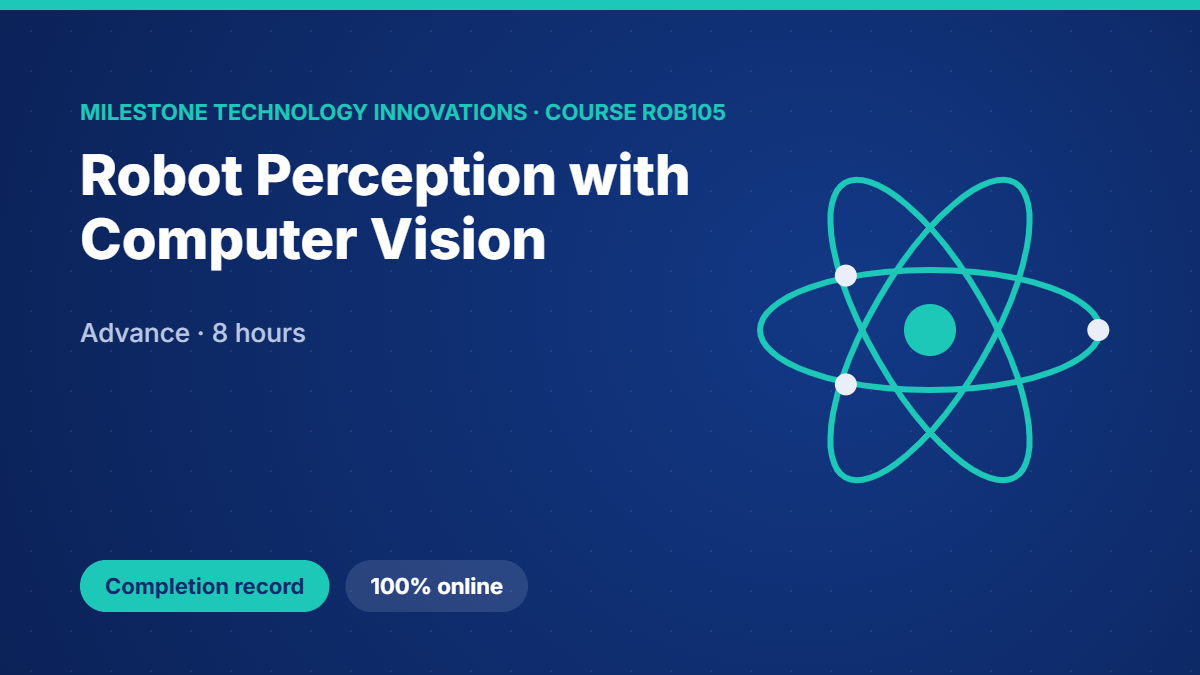 ROB105 · Robot Perception with Computer Vision