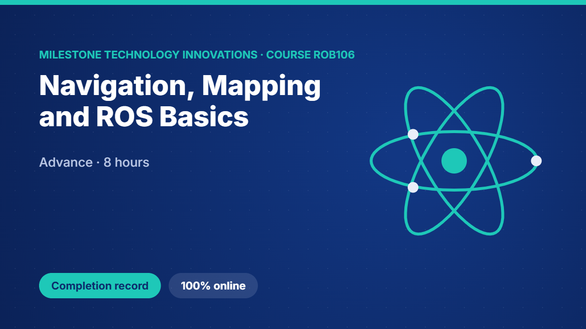 ROB106 · Navigation, Mapping and ROS Basics