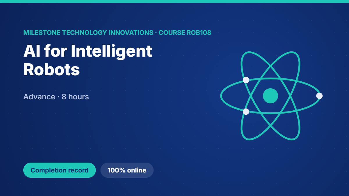 ROB108 · AI for Intelligent Robots
